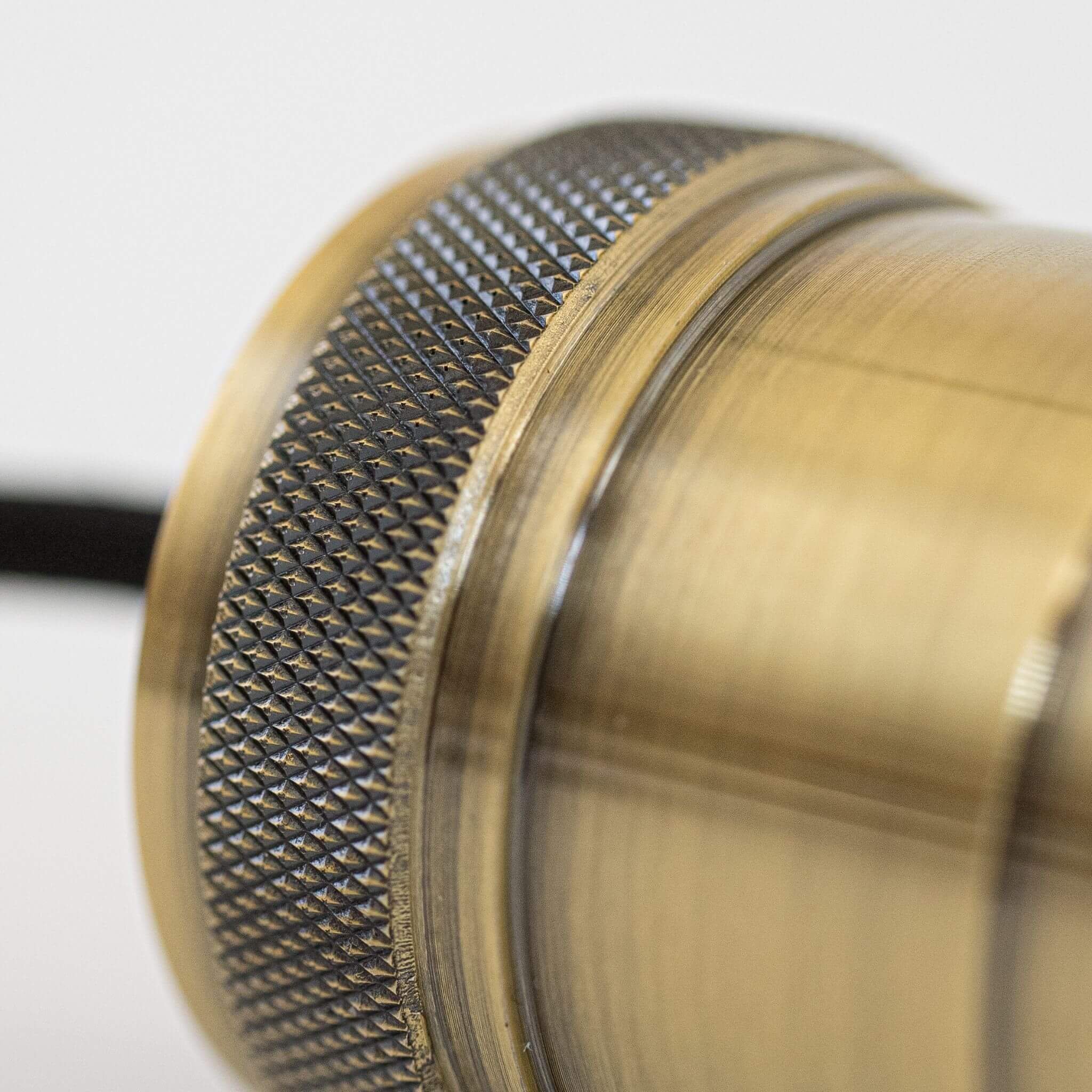 antique bronze pendant light top detail -