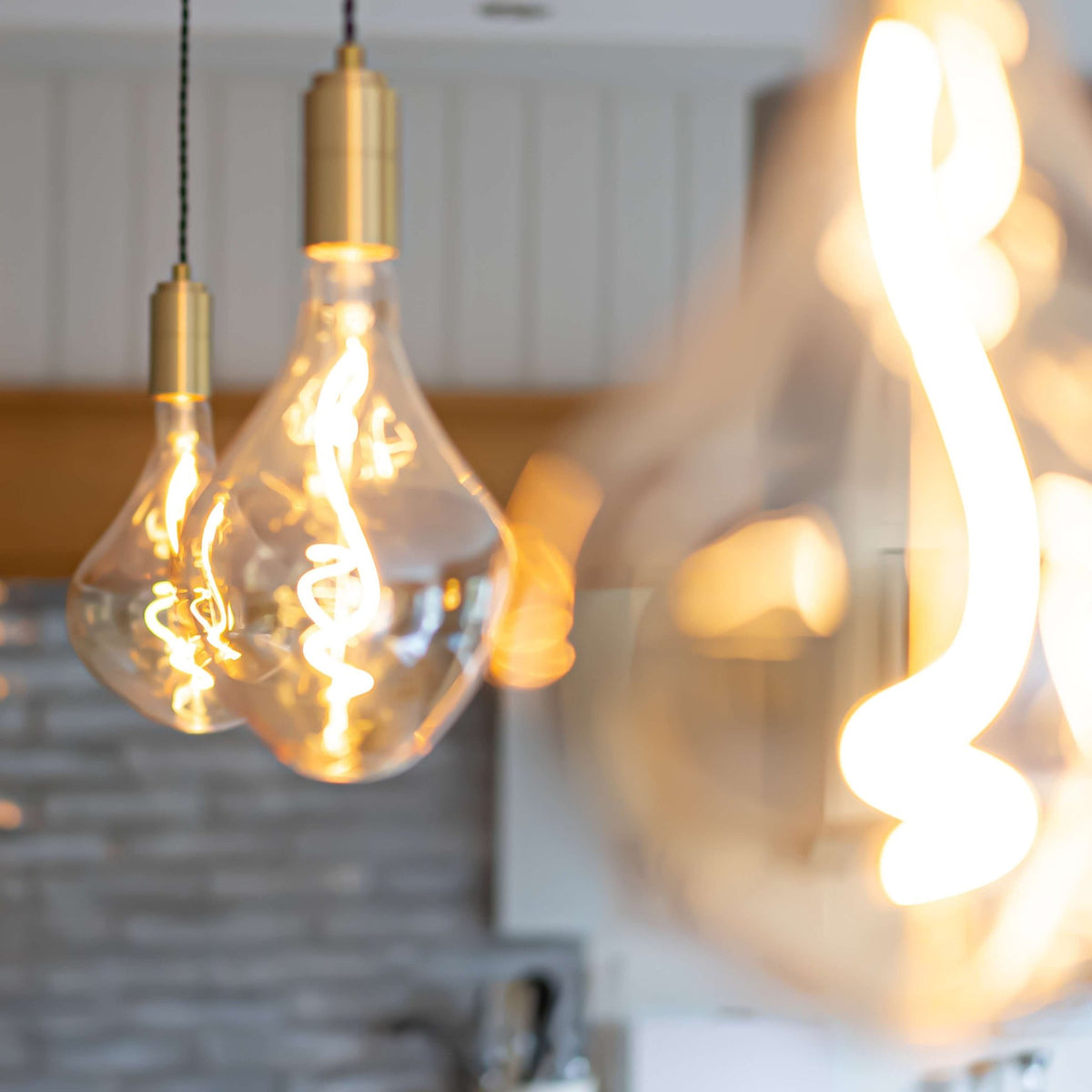celeste brass pendant light three in a row