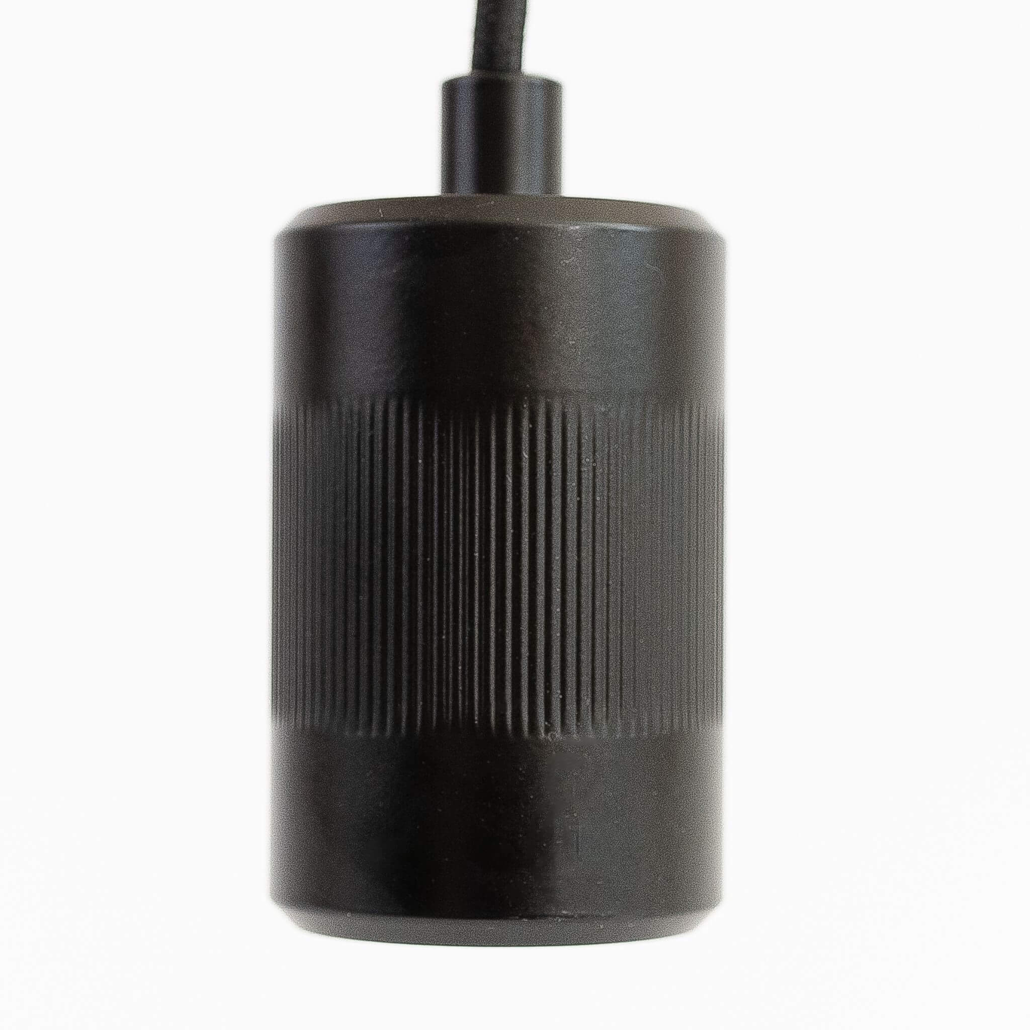 matte black pendant light hanging AM3308-CEL-BLA-ST