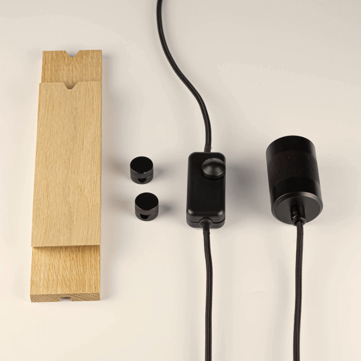 black plug in wall light components