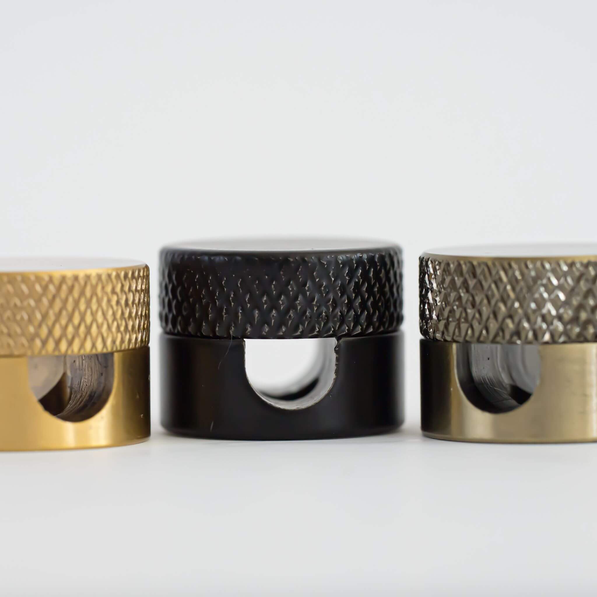 three styles of pendant cable clamp detail