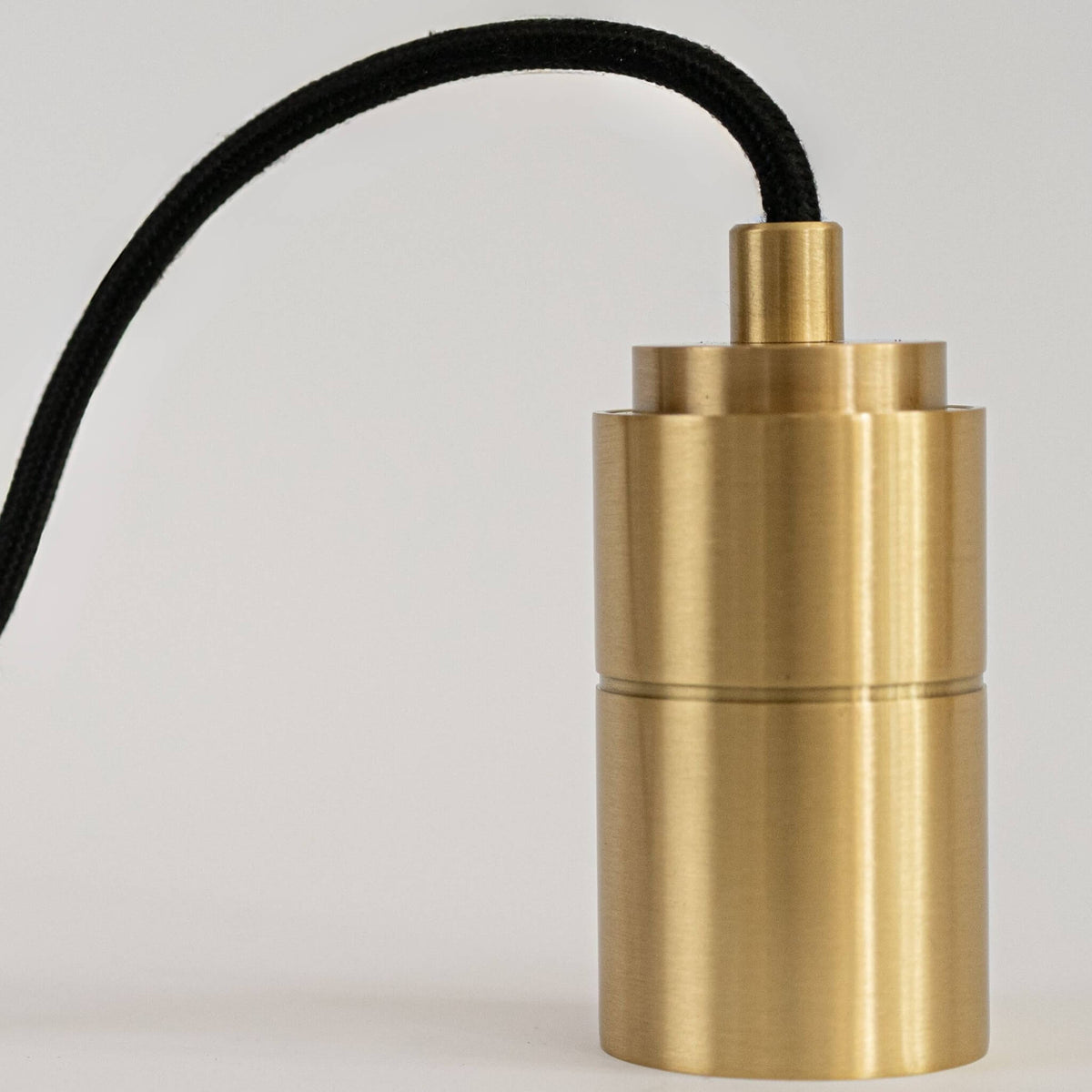 brass pendant light with straight cable