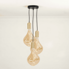 Brass Cluster Ceiling Light + Celeste Bulbs - Cluster Pendant - Ambientsy