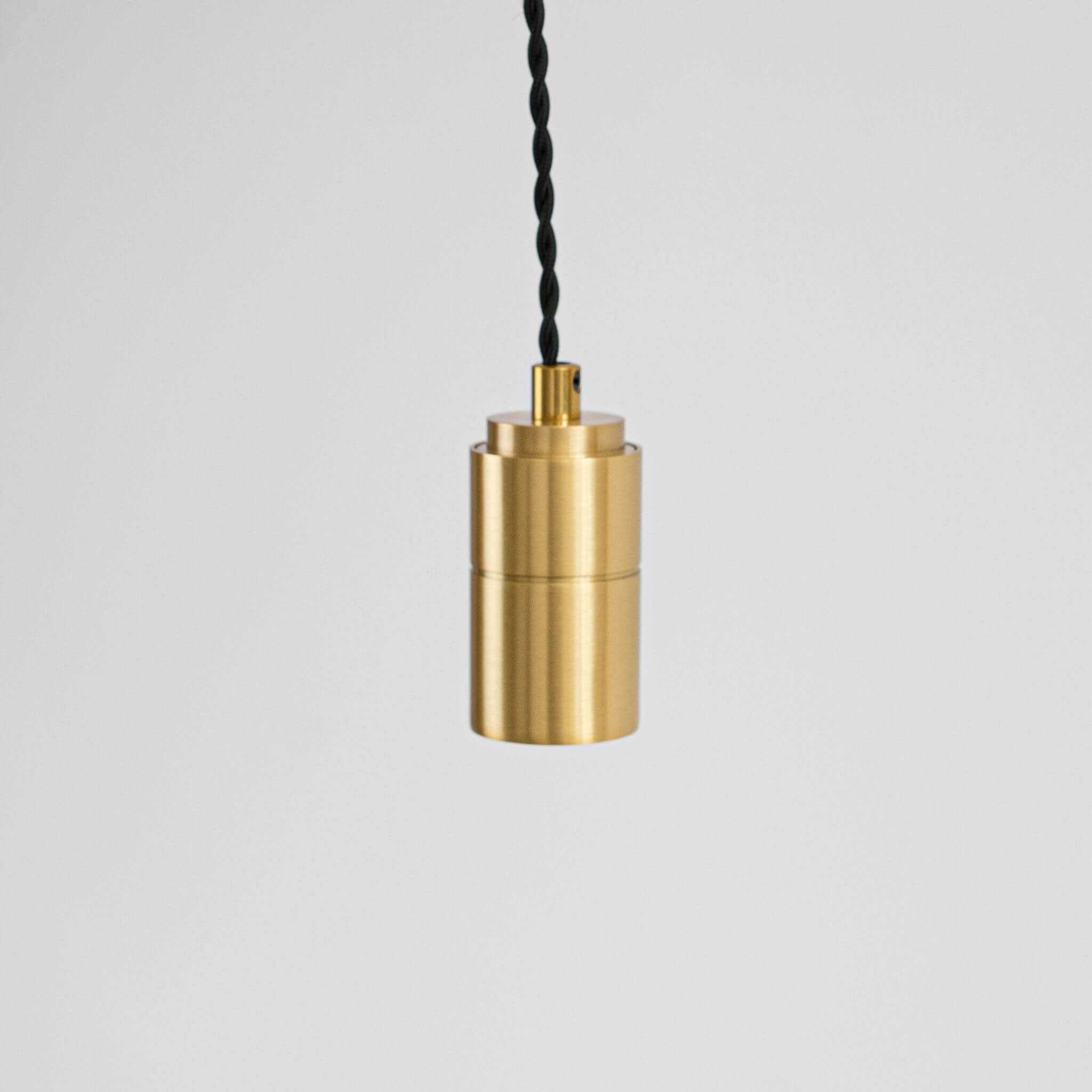 brass pendant light with twisted cable all-groups